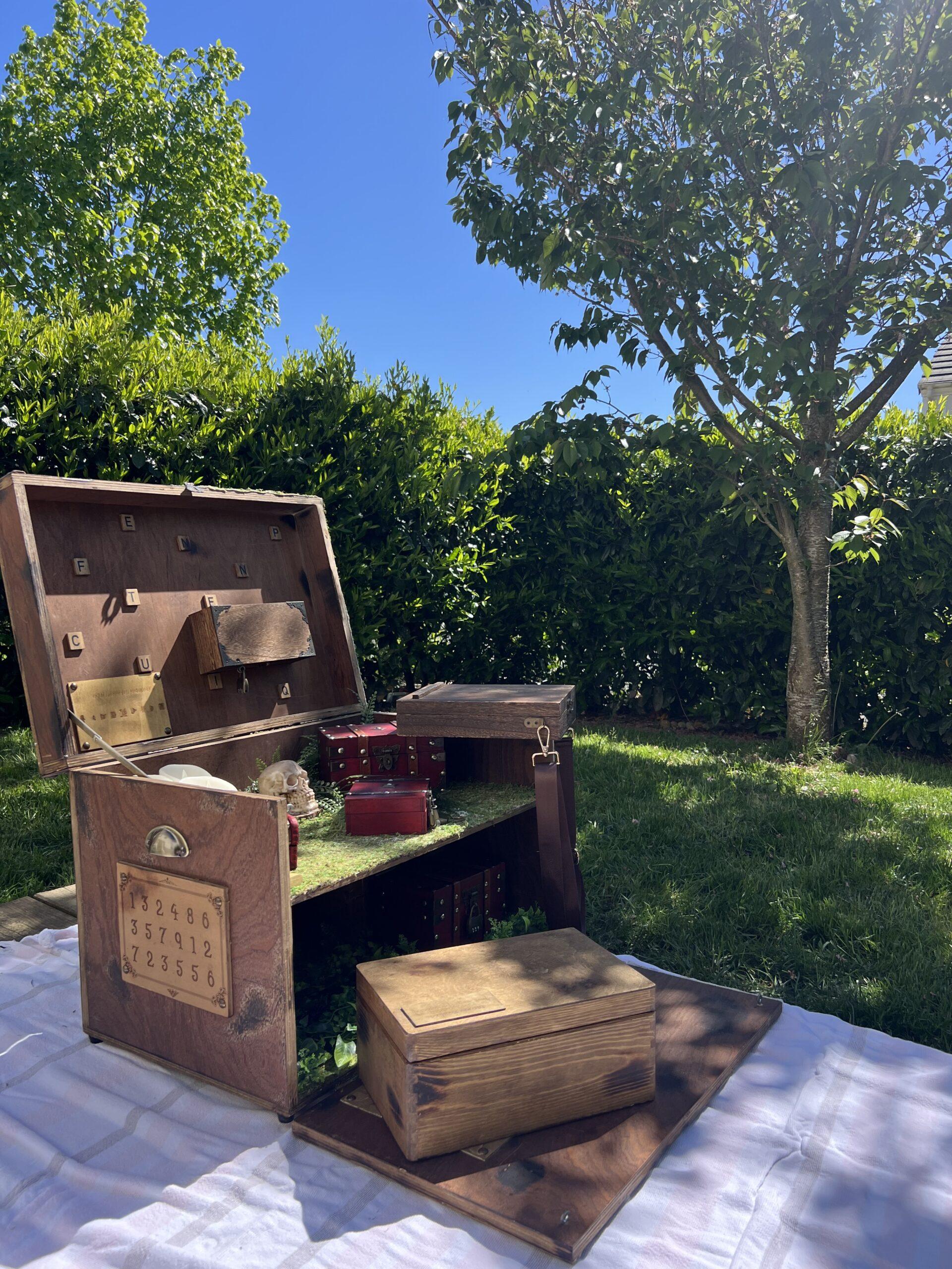 Escape game à domicile - seine et marne 77 - malle mystérieuse